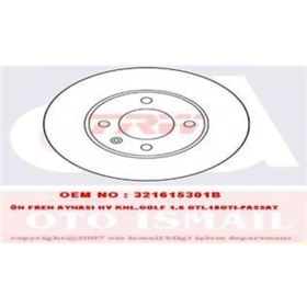 Resim TRW DF1517 FREN DİSKİ ÖN GOLF III 91- GOLF II 83- GOLF I 74- POLO 