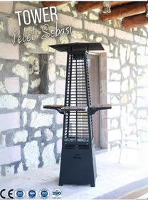 Resim Ozystove Tower Pelet Sobası 