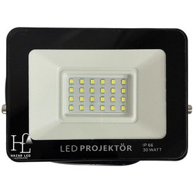 Resim 12-24 Volt 30 Watt Tablet Projektör Beyaz SMD Led Projektör 
