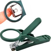 Resim 1 adet Nail Klipper ile Büyüteç, Keskin Tırnak ve Ayak Tırnak Klipper, Kalın Tırnak Trimmer, Klasik Paslanmaz Çelik, Sıçrama Geçirmez Tasarım, Rahat Tutuş Kauçuk Sap, Delikler Yok, Yaşlılar İçin İdeal 