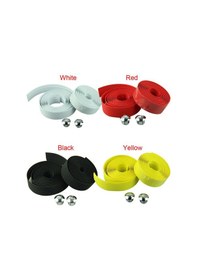 Resim Yol Bisikleti Gidon Bandı Sargısı 6 Farklı Renk Seçenekli Siyah - Kırmızı - Beyaz 