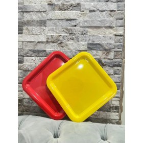 Resim The Fabrication 2'li Taraftar Plastik Tabak Sunum Tepsisi Galatasaray 