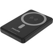 Resim Philips MagSafe Powerbank,10000mAh,Kablosuz Hızlı Şarj,15W,Li-Po Batarya Koruma Şarj,Güçlü Mıknatıs,DLP9712C 