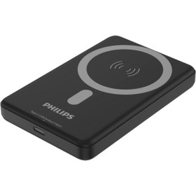 Resim Philips MagSafe Powerbank,10000mAh,Kablosuz Hızlı Şarj,15W,Li-Po Batarya Koruma Şarj,Güçlü Mıknatıs,DLP9712C 