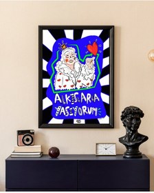 Resim Anason İşleri Başımda Tacım Poster 50x70cm 