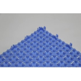 Resim Gerçek Trend Mavi, Ortopedik Plastik Yer Karosu Zemin Döşemesi Yer Izgarası 33X33 cm 1 M2 (9 Adet) 