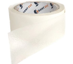 Resim Bant Evi Şeffaf Merdiven Kaydırmaz Bant 5cmx25mt Yapışkanlı Havuz Banyo Küvet Mutfak Zemin Kaymaz 