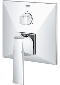 Resim Grohe Grohe Allure Brilliant Ankastre Banyo Duş Bataryası 3 Çıkışlı Div Krom 