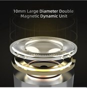 Resim Kz Zstx 1dd+1ba Hibrit Sürücü Kulak İçi Kulaklık Gürültü Önleyici Kulaklık 2pin Zstx Purple Mıc 