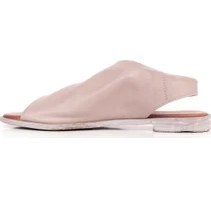 Resim Bueno Shoes Önden Açık Deri Kadın Düz Sandalet 9N5000 