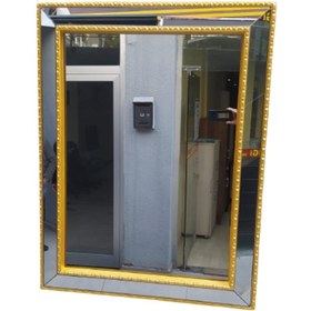 Resim AYNA-Dresuar HAYAL MODEL Parlak Gold Renk Kayın torna Kutu içinde sevk El Yapım 