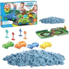Resim Art Craft Kurumayan Kinetik Oyun Kumu Arabalar Seti 9 Parça 600 Gr 