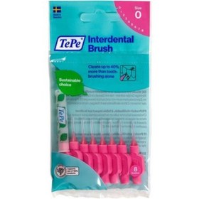 Resim Tepe Diş Ara Yüz Fırçası Pembe 0.4 mm 