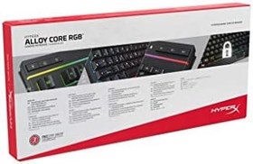Resim HyperX Alloy Core RGB Membran Klavye TR HX-KB5ME2-TU 