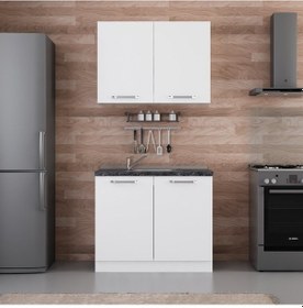 Resim Minar 100 Cm Mutfak Dolabı Beyaz 100-b2 
