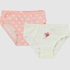 Resim Civil Girls Kız Çocuk 2'li Külot Set 2-10 Yaş Pembe Pembe 