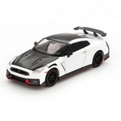 Resim berenelektronik NessiWorld GT 1/64 Nissan GT-R Nismo 2024 Brilliant White Pearl 