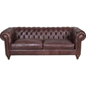 Resim 3A Mobilya Hakiki Deri Leicester Chesterfield 