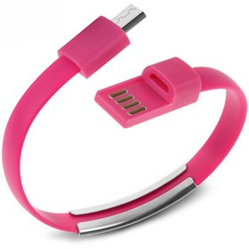 Resim CODEGEN Powerx Mıcro Usb Pembe Bileklik Şarj Data Kablo 