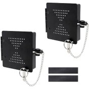 Resim Suntek 2 Parça Rv Tampon Kapağı Kapakları Siyah Yüksek 17x14x2 Cm 