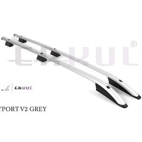 Resim Erkul Cıtroen-Nemo 2008 Üzeri Tavan Çıtası Skyport V2 Gri 