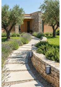 Resim Ba 186/759 Metal Gövde Pleksi Camlı Dekoratif Aplik 14x25 Cm Gri 