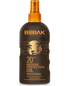 Resim Bebak Spf20+ Etkili Bronzlaştırıcı Yağ 150 Ml 