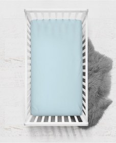 Resim 70X140 Penye Lastikli Bebek Çarşafı - Krem Mavi Yeşil 3'Lü Set 