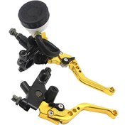 Resim Suntek Magideal Yamaha Gold Için Cnc 22mm Fren Debriyaj Kolları Ana Silindir Hazne Seti 