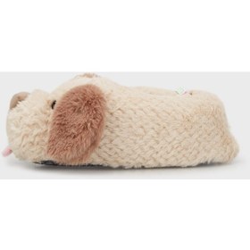 Resim Susam Kadın Hayvanlı Panduf Bej 36/41 Bej 