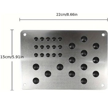 Dashanshop Universal Gümüş Kaydırmaz Alaşım Halı Pederi Tüm Araçlar İçin