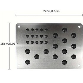 Resim Dashanshop Universal Gümüş Kaydırmaz Alaşım Halı Pederi Tüm Araçlar İçin 