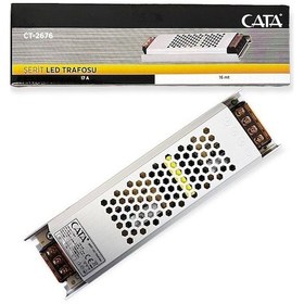 Resim Cata CT-2676 17 Amper Ultra Slim Şerit Led Trafosu 