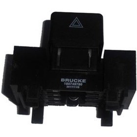 Resim Dörtlü Flaşör Anahtarı Tmpr Siyah Brucke 180749780 180749780 