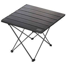 Resim Haegs Full Alüminyum Katlanır Kamp Masası, Piknik, Plaj, Ourdoor Hafif Kamp Masası Küçük Boy - Siyah 
