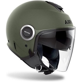 Resim Airoh Helyos Military Motosiklet Kaskı Yeşil 