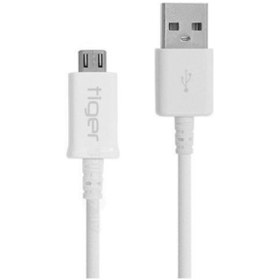 Resim Genel Markalar Tiger Micro Usb Şarj Ve Data Kablosu 1mt 2.0a Beyaz Tuc-101 