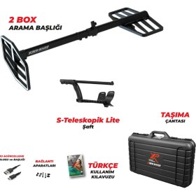 Resim XP Dedektör Xp Xtrem Hunter Dedektör - Double Paket ( Kulaklıksız ) 34X28FMF Başlıklı 