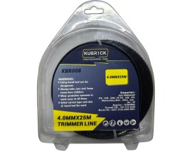 Resim Johnser Kubrick 4 mm 25 Metre Tırtıklı Tırpan Misinası Profesyonel Dayanıklı Ot Çim Kesme Misinası Yüksek Performanslı Evrensel Uyum 