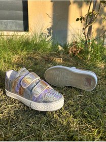 Resim Scarpe Magiche Lila Pile Kız Çocuk Ayakkabısı Işıklı (31-35 numara arası IŞIKSIZDIR ) 