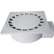 Resim Çamur Kovalı Balkon/Teras Yer Sifonu / Süzgeci Yandan Çıkışlı 25* 