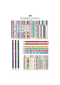 Resim Kaliteli Karışık 12'li Kurşun Kalem Faber Adel Çok Renkli 