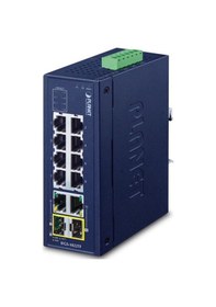 Resim Planet PL-IFGS-1022TF Industrial 8-Port 10/100TX + 2-Port Gigabit 