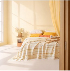 Resim Soft Aventura Çift Kişilik Yatak Örtüsü - Renkli - 220x240 Cm 