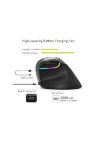 Resim FORTİCO Mini Bluetooth 4.0+2.4GHz Dual mode Delux MOUSE M618 Wireless Mouse FARE 