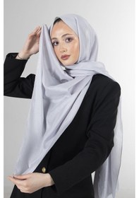 Resim Harem Scarf Brisa Vual Şal - Gümüş - Gümüş 