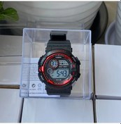 Resim Oldfriend Siyah Kırmızı Erkek Çocuk Saati 8-18 Yaş Ipx7 Su Geçirmez Alarmlı Spor Digital Diğer 