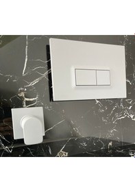 Resim VitrA Loop R 7400680 Gri Kumanda Paneli Artema Ankastre Stop Valf Gri 