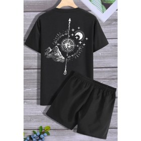 Resim Trendypassion Pusula Şort T-Shirt Eşofman Takımı 