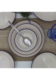 Resim Royal 24 Parça 6 Kişilik Yemek Takımı- Kobalt File 